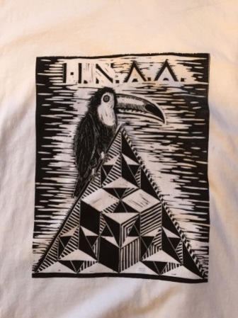 H.N.A.A. T-Shirt, Block Print, 2015